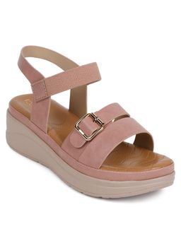 Iconics - Peach Women Solid Sandals
