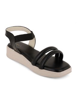 Iconics - Black Women Solid Sandals