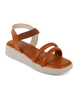 Iconics - Tan Women Solid Sandals