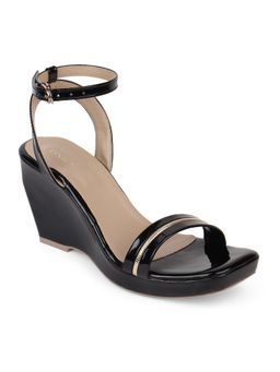 Iconics - Black Women Solid Heels