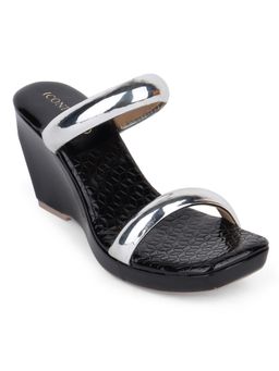 Iconics - Silver Women Solid Heels