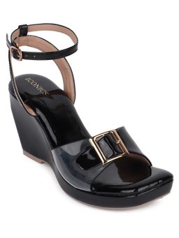 Iconics - Black Women Embellished Sequined Heels