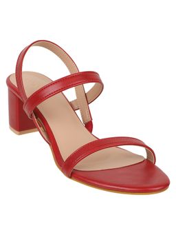 Iconics - Red Women Solid Heels