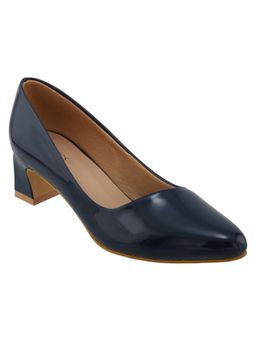 Iconics - Navy Blue Women Solid Heels