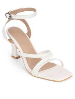 Iconics - White Women Solid Sandals