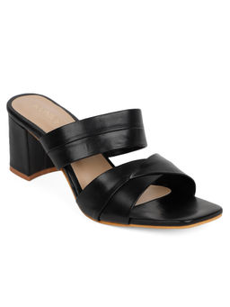 Iconics - Black Women Solid Sandals