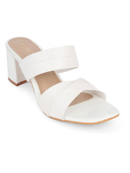 Iconics - White Women Solid Sandals