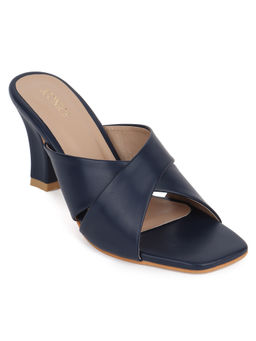 Iconics - Dark Blue Women Solid Sandals