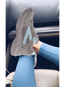 Iconics - Grey Women Colorblock Sneakers