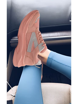 Iconics - Peach Women Colorblock Sneakers