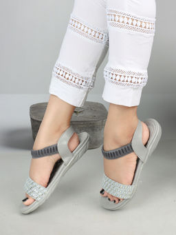 Iconics - Women Grey Backstrap Sandal