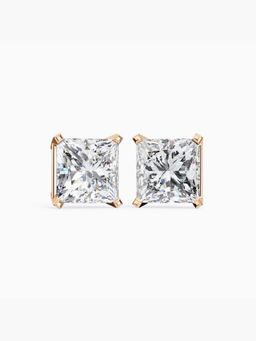 Valanova - Rose Gold Plated 0.94 Grams Silver Diamond Earrings