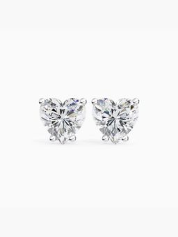 Valanova - White Gold Plated 1.5 Carats Diamond Earrings
