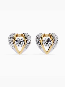 Valanova - Gold Plated Silver 0.79 Carats 6 Stones & More Diamond Earrings