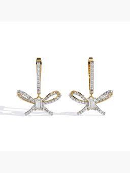 Valanova - Gold Plated Silver 1.43 Carats 6 Stones & More Diamond Earrings
