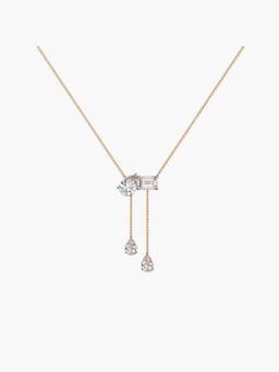 Valanova - Rose Gold Plated Silver 1.61 Carats Diamond Pendant