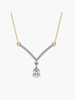 Valanova - Gold Plated Silver 0.49 Carats 6 Stones & More Diamond Pendant
