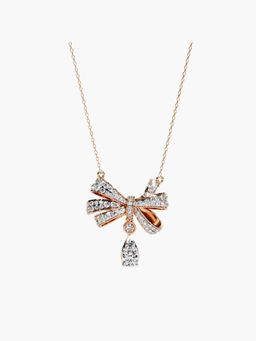 Valanova - Rose Gold Plated Silver 1.88 Carats Diamond Pendant