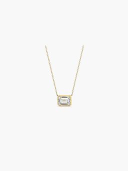Valanova - Women's Gold Plated Silver 0.25 Carats Diamond Pendant