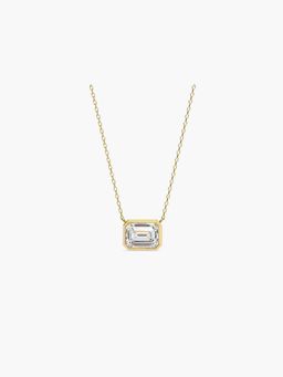 Valanova - Women's Gold Plated Silver 0.5 Carats Diamond Pendant