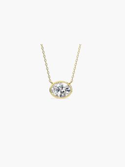 Valanova - Women's Gold Plated Silver 0.25 Carats Diamond Pendant
