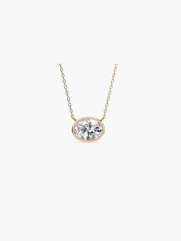 Valanova - Women's Rose Gold Plated Silver 0.25 Carats Diamond Pendant