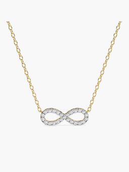 Valanova - Women's Gold Plated Silver 0.4 Carats Diamond Pendant