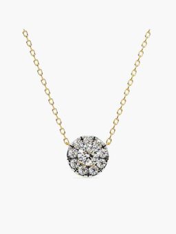 Valanova - Gold Plated Silver 0.26 Carats 6 Stones & More Diamond Pendant