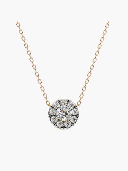 Valanova - Rose Gold Plated Silver 0.26 Carats Diamond Pendant