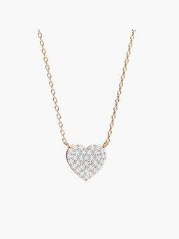 Valanova - Rose Gold Plated Silver 0.24 Carats Diamond Pendant