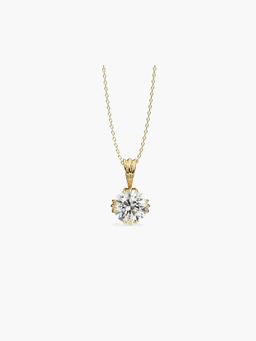 Valanova - Gold Plated 0.75 Grams Silver 0.75 Carats Diamond Pendant