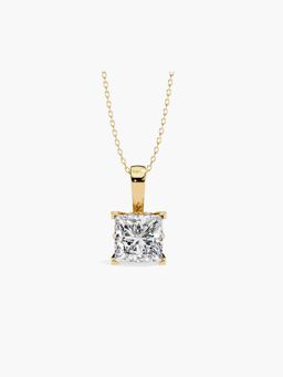 Valanova - Gold Plated 1.04 Grams Silver 1 Carats Diamond Pendant