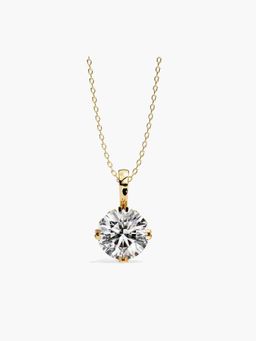Valanova - Gold Plated 0.53 Grams Silver 1 Carats Diamond Pendant
