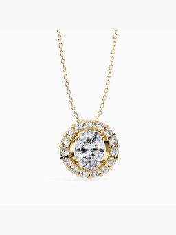 Valanova - Gold Plated Silver 0.98 Carats 6 Stones & More Diamond Pendant
