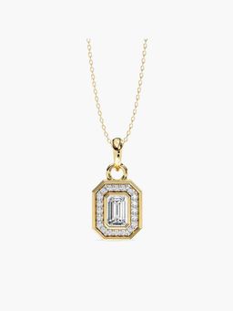 Valanova - Gold Plated Silver 1.09 Carats 6 Stones & More Diamond Pendant