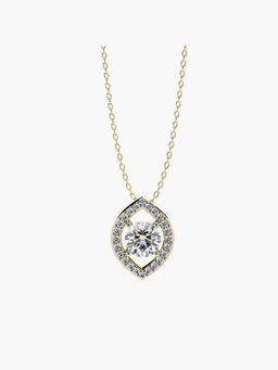 Valanova - Gold Plated Silver 0.63 Carats 6 Stones & More Diamond Pendant