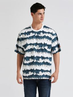 Pepe Jeans - Tie Dye Printed Short Sleeve Oversized T-Shirt