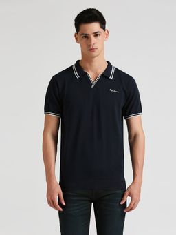 Pepe Jeans - Navy Blue Plato Light Weight Knitted Polo