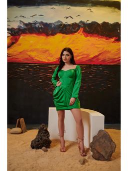 Kayjay by Kritika Jain - Selena Green Mini Dress