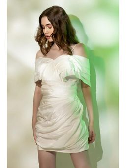 Kayjay by Kritika Jain - Soulful Swan White Mini Dress