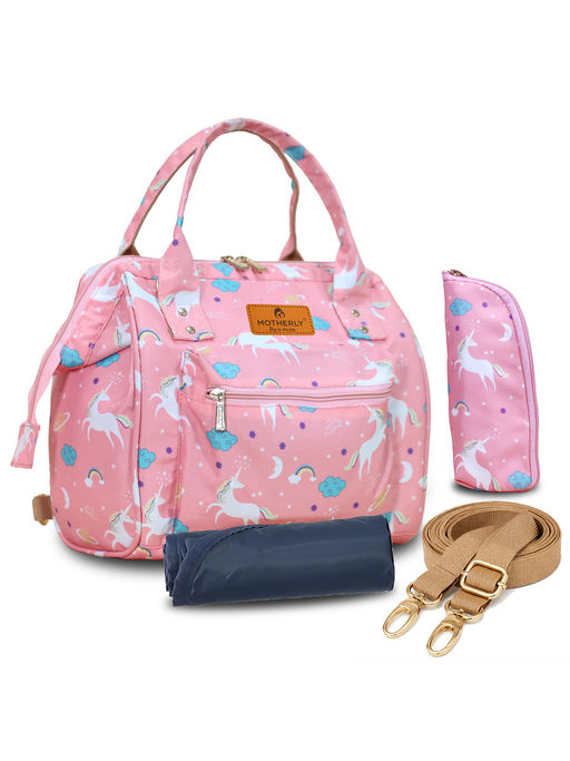 Motherly NANO Diaper Bag for Mothers for Travel Combo Set with Accessories (0-36 Months)
