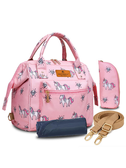 Motherly Nano Diaper Bag for Mothers for Travel - Combo Set with Accessories