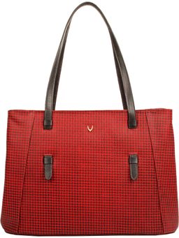Hidesign - Red Checks Tote Bag