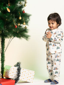 Orange Sugar - Off White Full Sleeves Co-Ord (Set of 2)