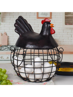 The Artment - Rooster Basket Black