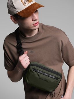 Jack & Jones - Men Green Waist Bag
