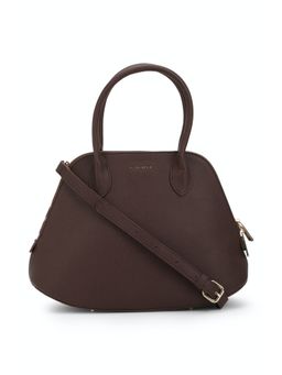 Allen Solly - Women Brown Solid Casual Handbag With Detachable Strap