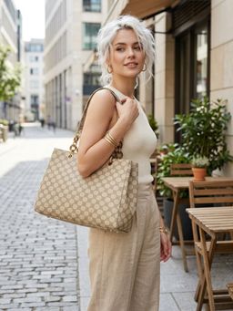 Carlton London - Womens Handbag for Women Cream