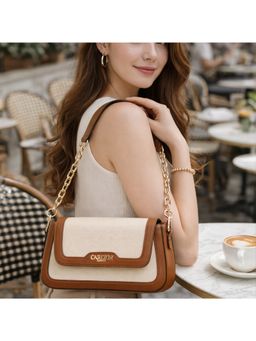 Carlton London - Womens Stylish Handbag for Women Tan