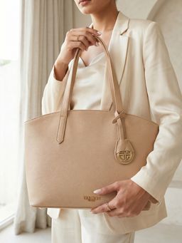 Carlton London - Womens Stylish Handbag For Women Beige
